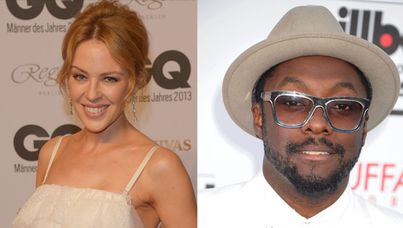 New The Voice coaches Kylie Minogue and will.i.am. (Getty)