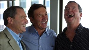 Industry heavy weights: (from left to right) former Today host Steve Liebmann, Ken Sutcliffe and Ian Ross (AAP).