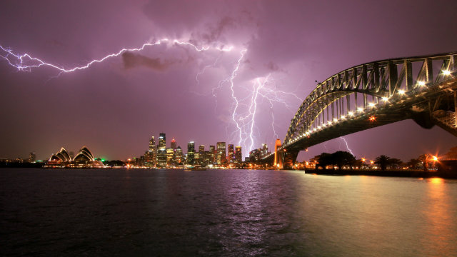 Severe Thunderstorms Roll Through Sydney And The Central Coast