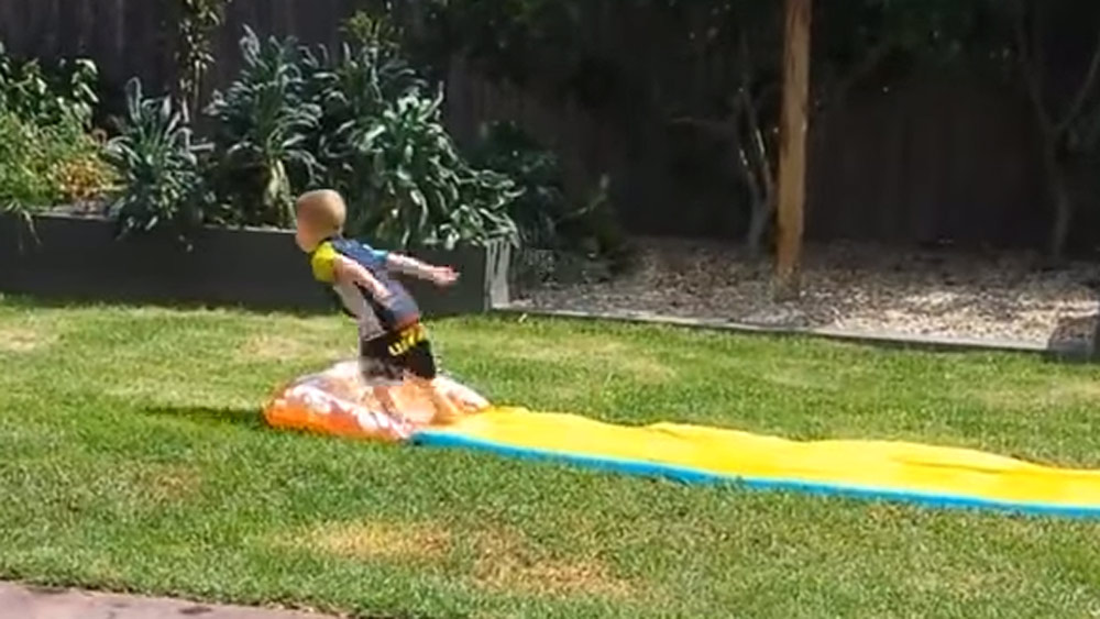 kid slip and slide