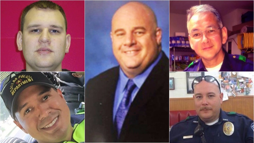 Dallas shooting Victims identified following deadliest day for US