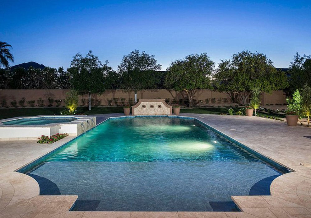 This is the 2.5m pool and property Olympian Michael Phelps owns
