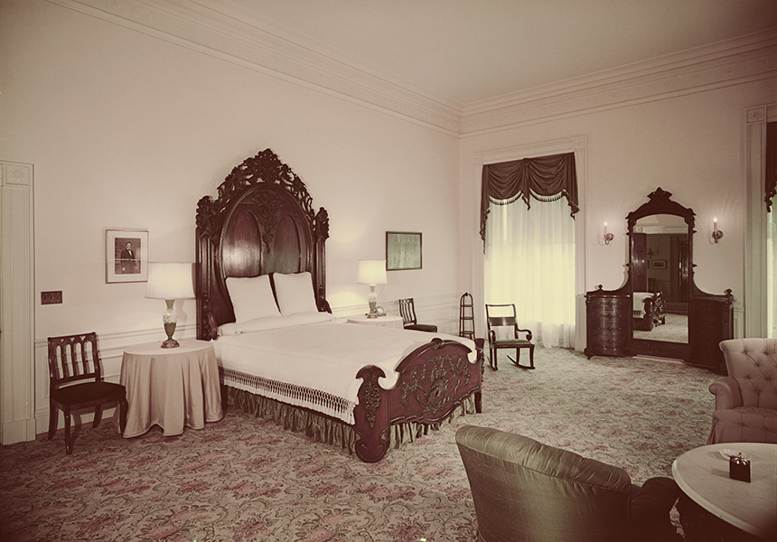 here's a look at us president's private quarters through the ages