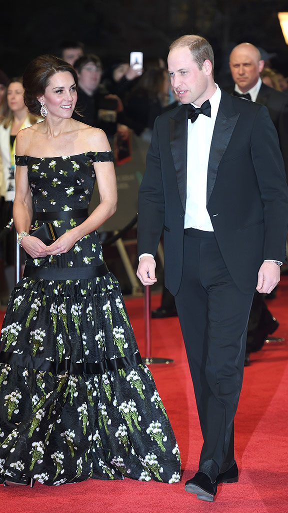 Catherine Stuns As The Duke And Duchess Of Cambridge Attend The BAFTAs