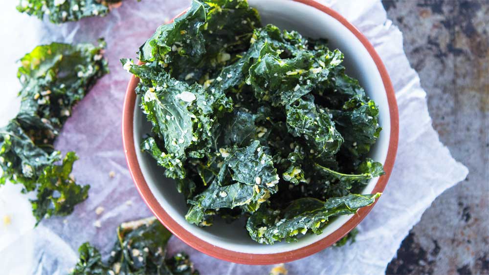 Salt and vinegar kale chips 9Kitchen