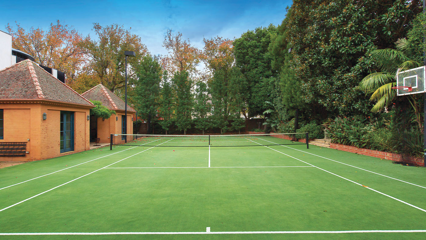 Tennis court with no house up for sale - 9Honey