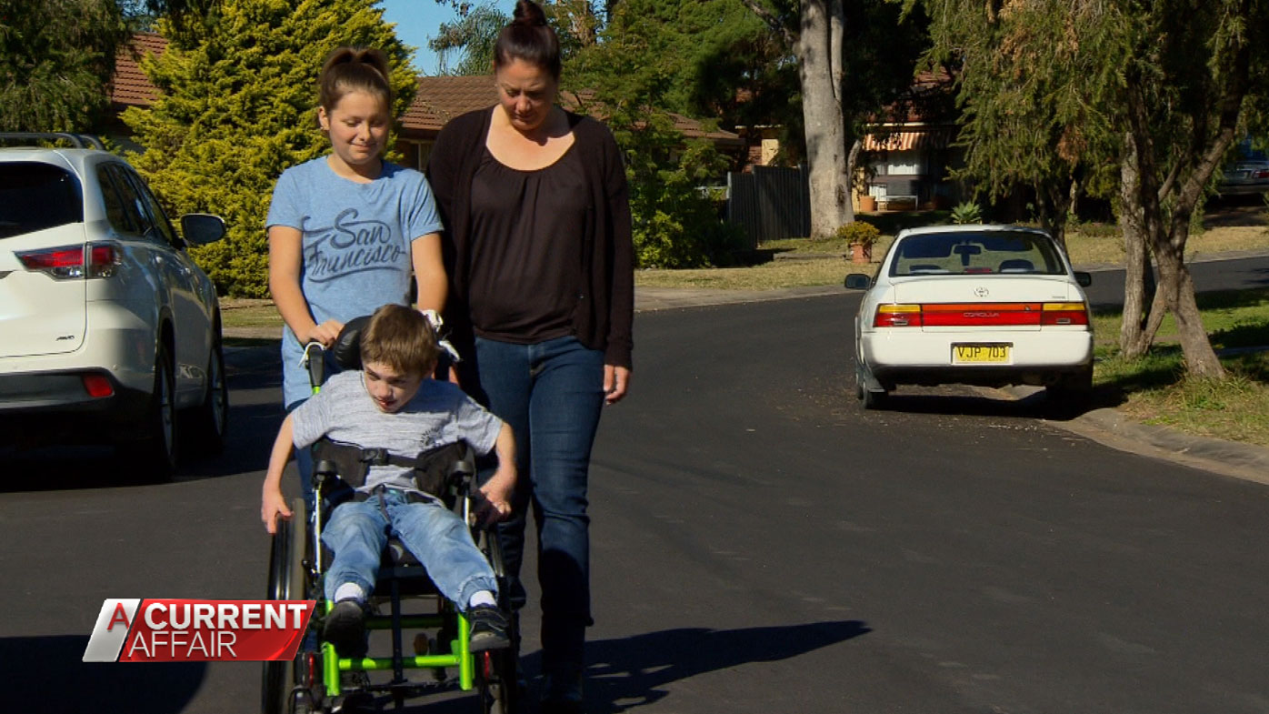 The whole family - Tammy, Nathan, and sister Jayde.