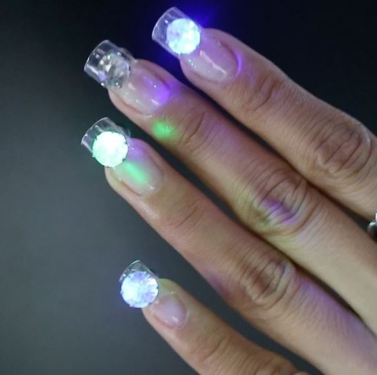 Αποτέλεσμα εικόνας για LED Disco Nails