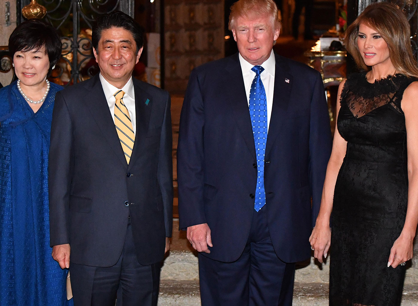 Trump falsely claims Japanese first lady doesn't speak English Trump falsely claims Japanese first lady doesn't speak English