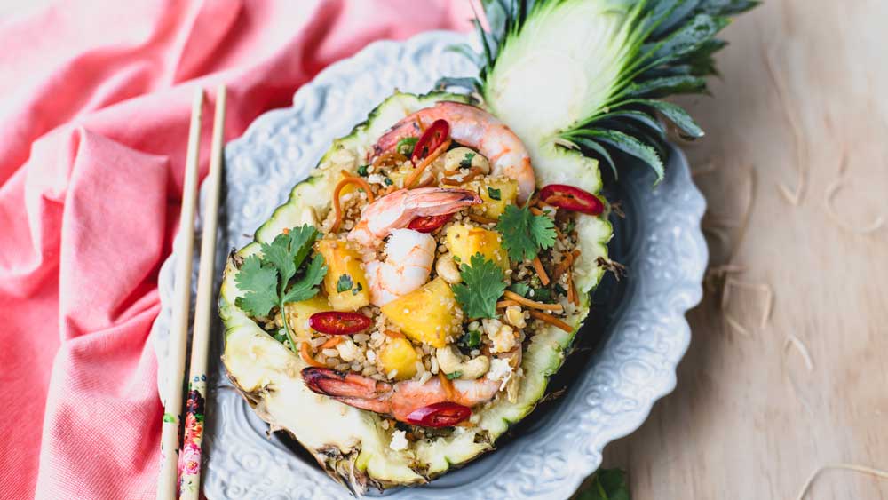 Pineapple quinoa fried rice 9Kitchen