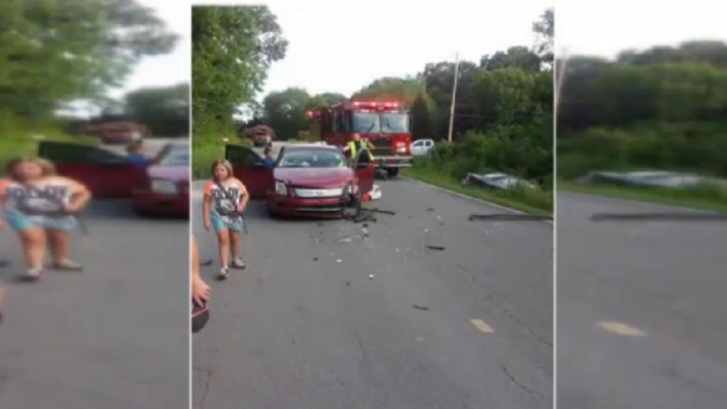 Feet on dash car crash 'My whole right side was broken'