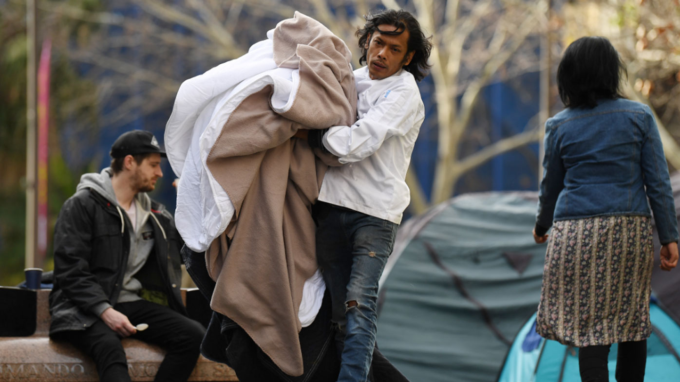 Police to tear down Sydney's tent city Police to tear down Sydney's tent city