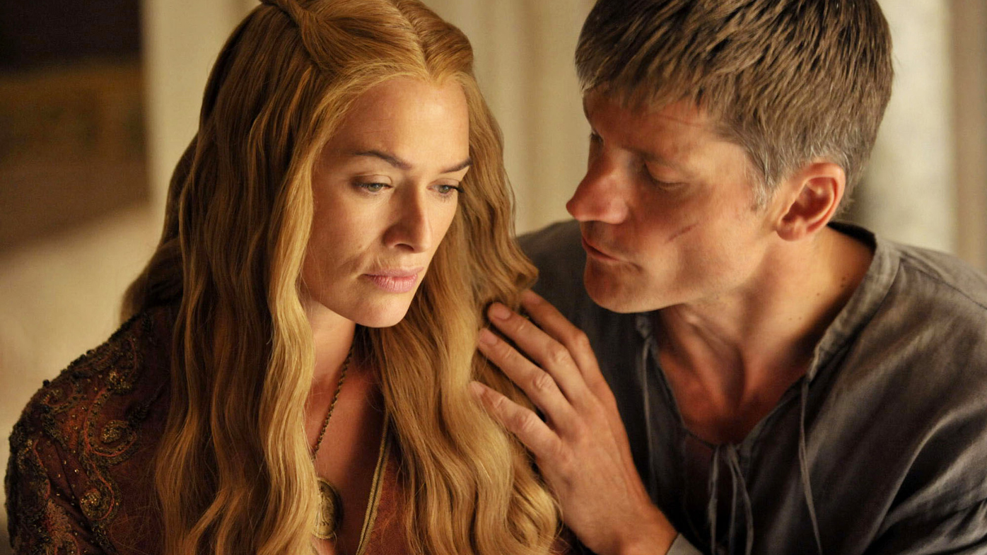 Siblings Cersei and Jaime Lannister on Game of Thrones Image HBO