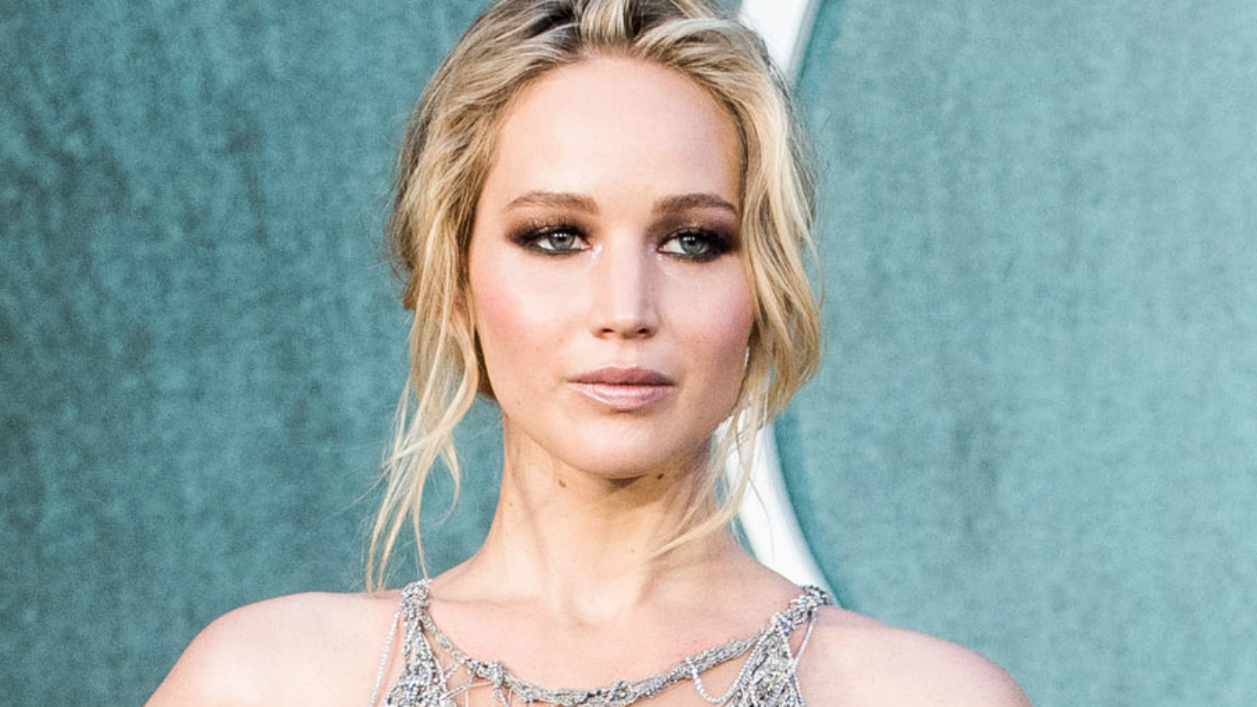 Jennifer Lawrence Stuns In Sheer Fishnet Gown At London Mother