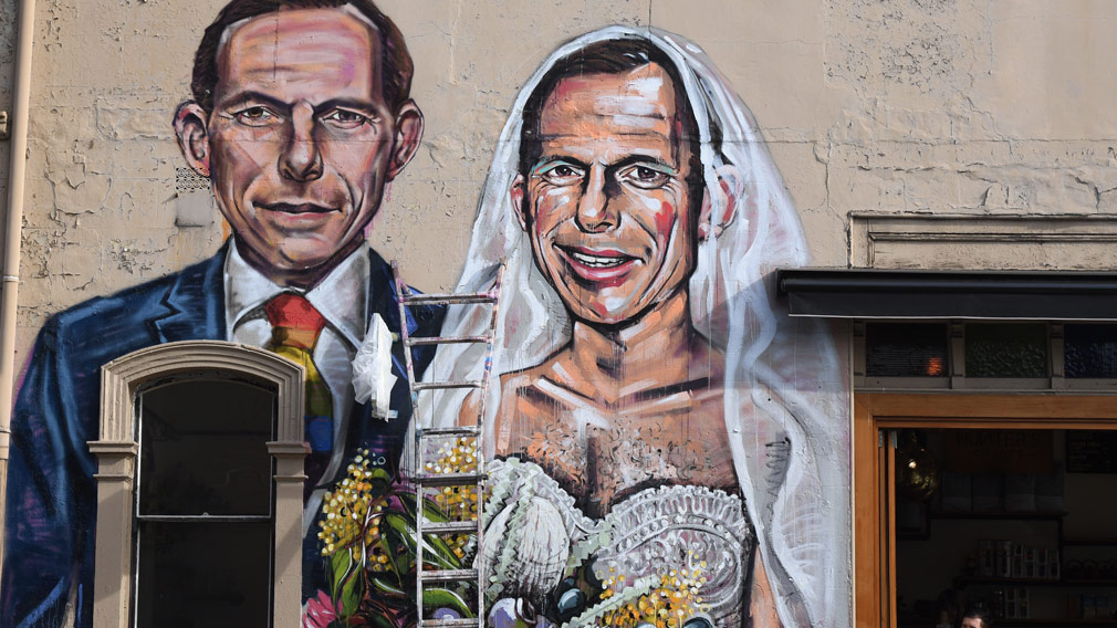 Marriage equality campaigners condemn physical attack on former Australian PM Tony Abbott Marriage equality campaigners condemn physical attack on former Australian PM Tony Abbott