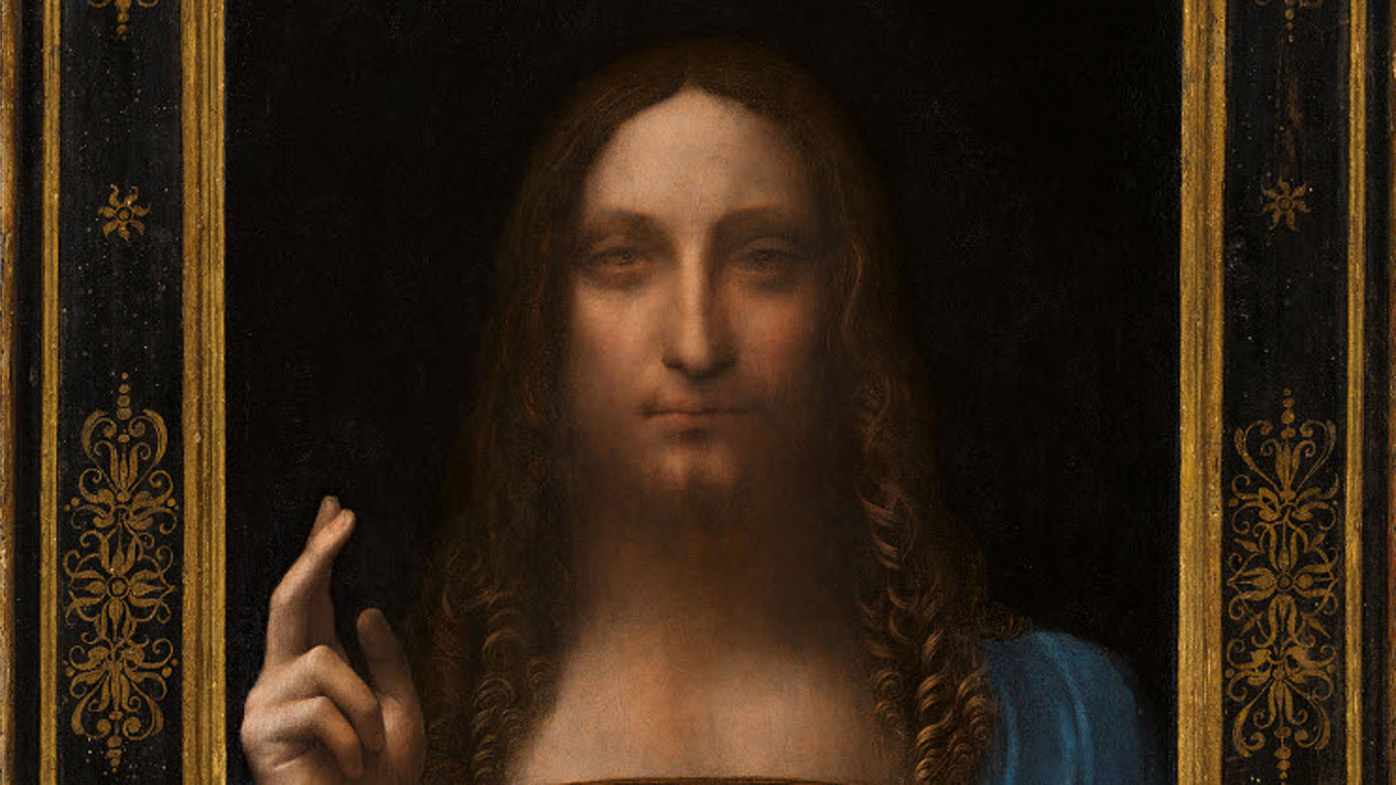 Leonardo da Vinci's painting of Christ set to fetch 128 million at auction