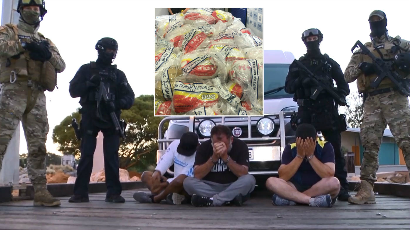 $1 billion of meth seized in Australia's largest drug bust