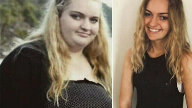 'Don't let it get you down': How this teenager lost half her body weight