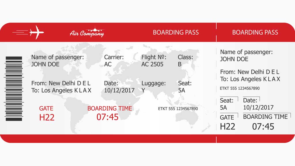 Airline Ticket Number Codes