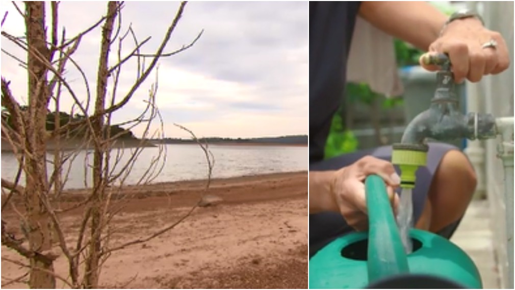 Melbourne water storage dam levels