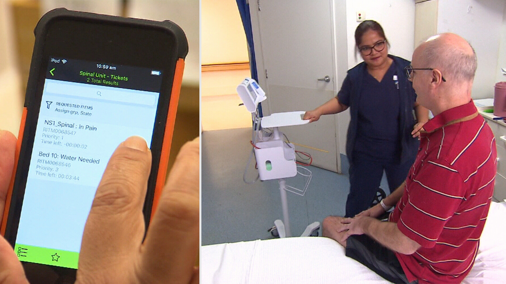 Sydney hospital pilot new voice activation device for spinal patients