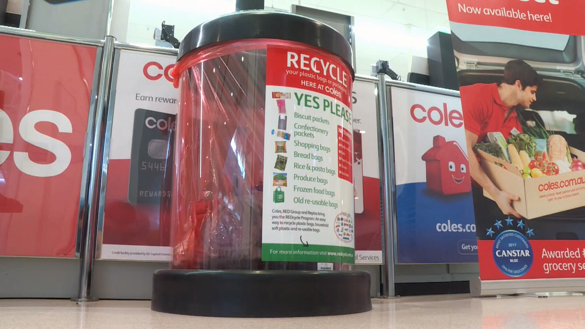 Northern Territory residents can now recycle using Coles 'soft plastic