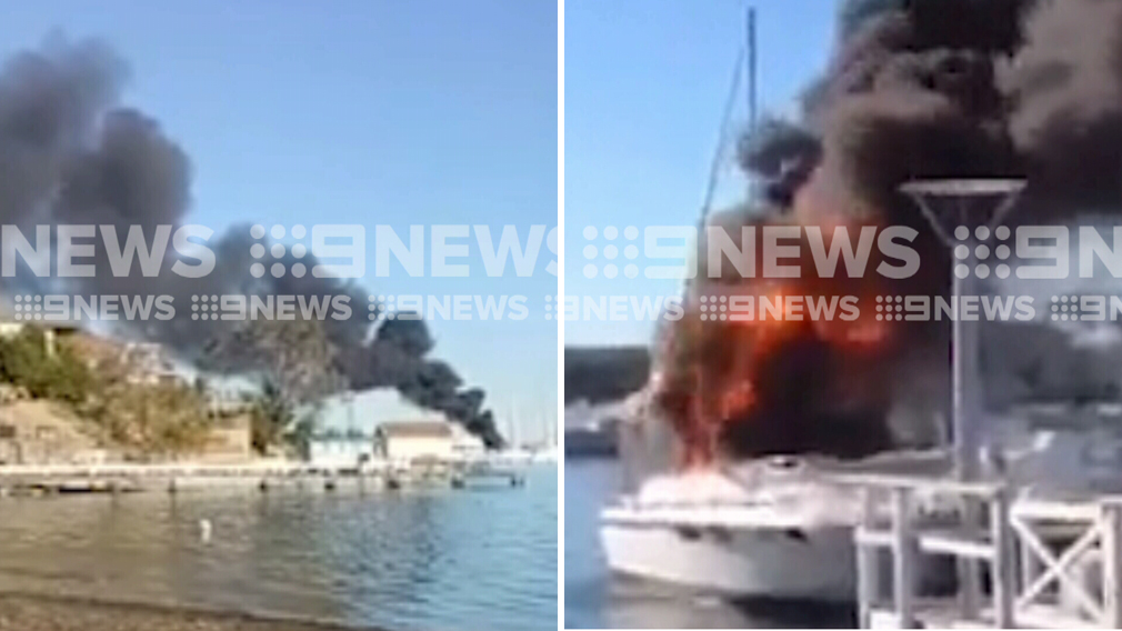 Man taken to hospital in serious condition after boat explodes