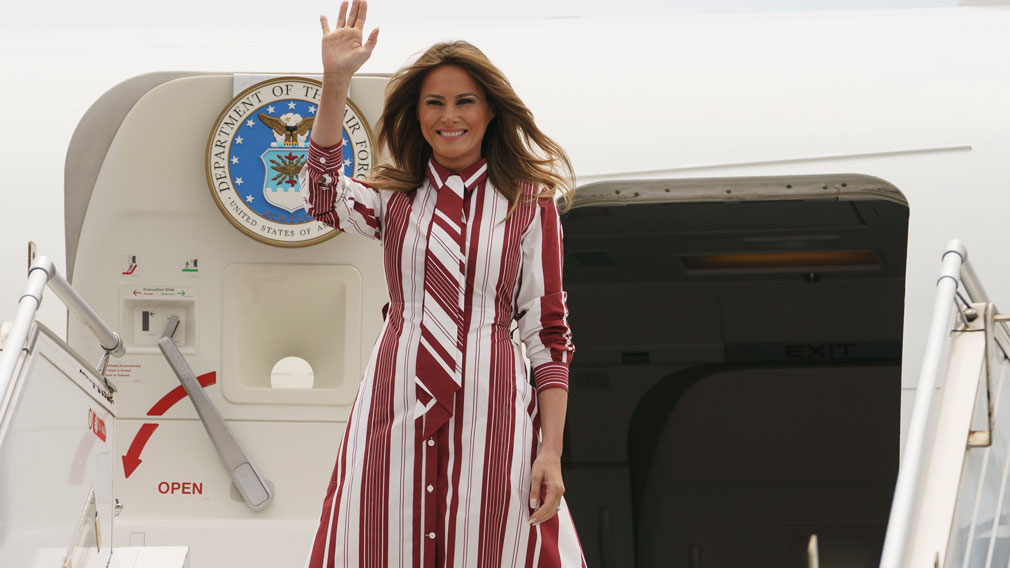 Melania Trump's plane forced to land after smoke filled cabin