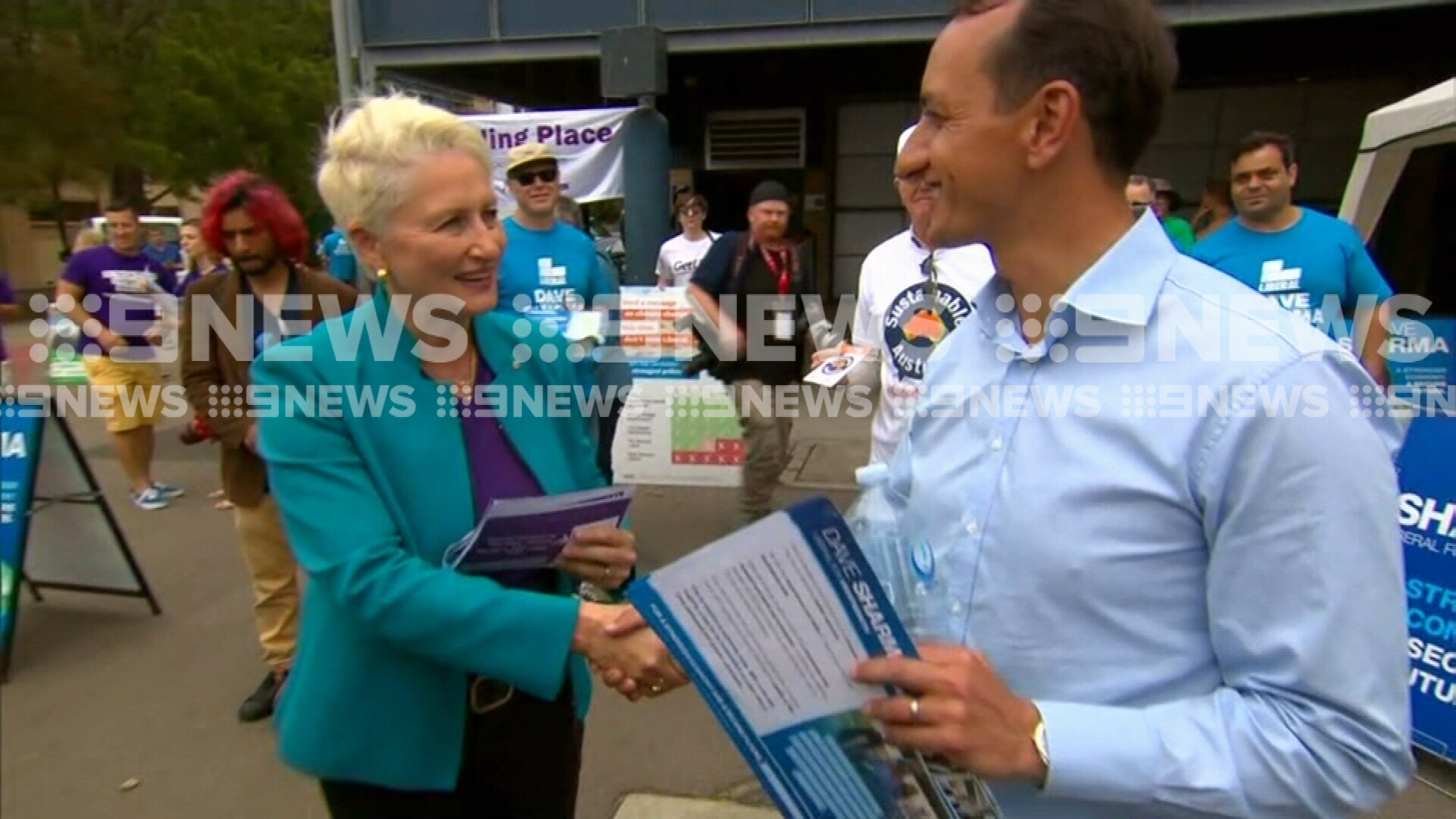 Sharma heckled by climate change protesters