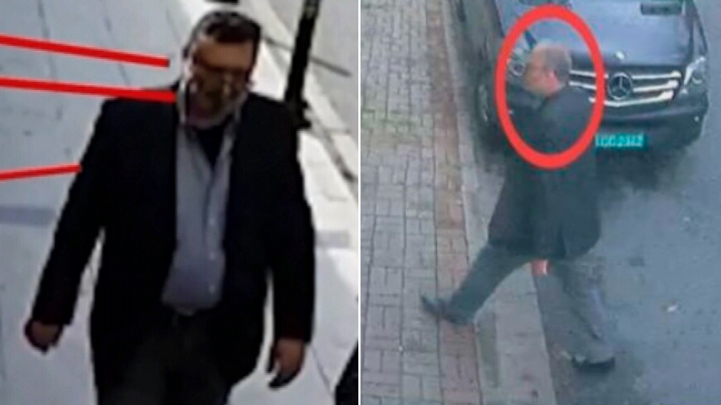 CNN telah menayangkan video yang muncul untuk menunjukkan tubuh ganda mengenakan pakaian jurnalis Jamal Khashoggi setelah dia dibunuh. (CNN)
