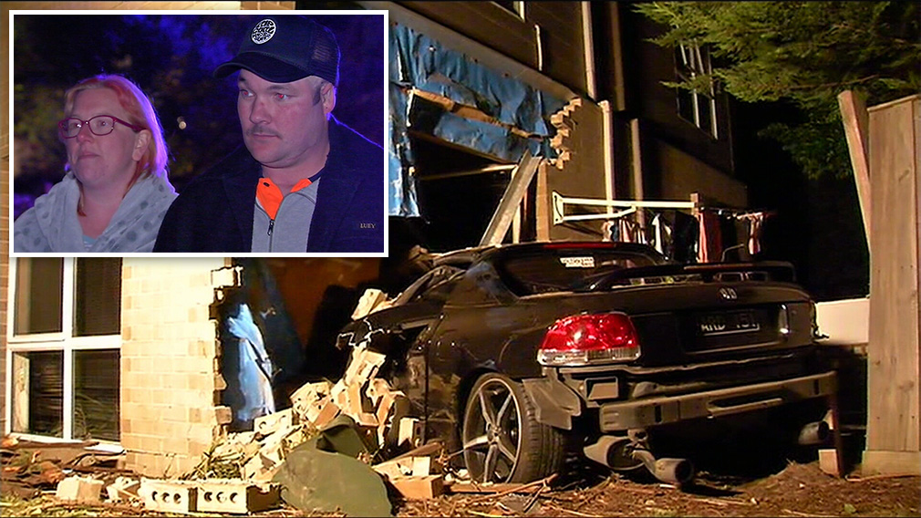Seaford crash Alleged drink driver smashes into Melbourne home overnight
