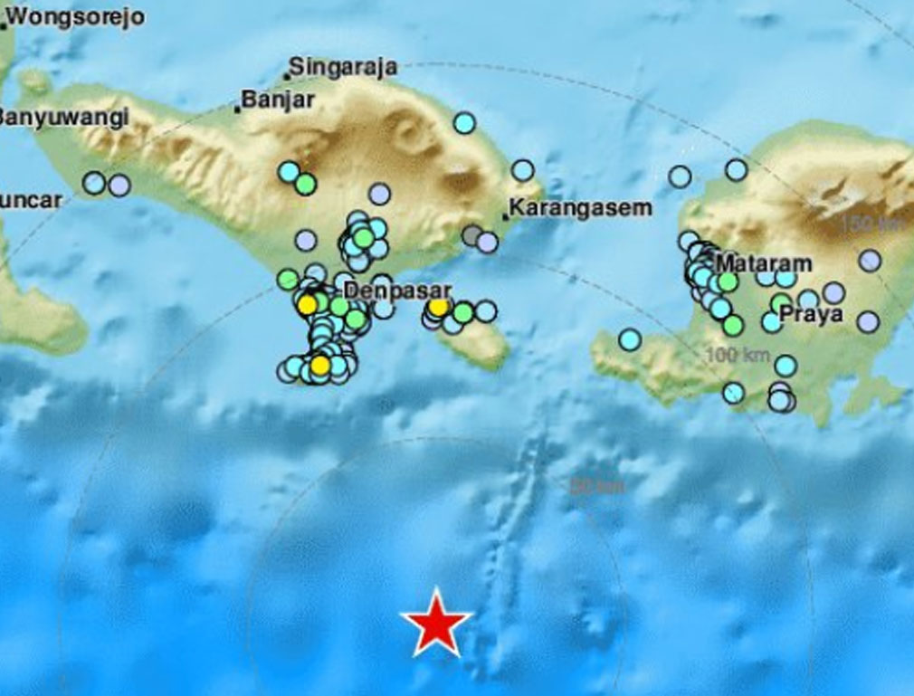 Bali earthquake Magnitude 5.3 tremors felt in south