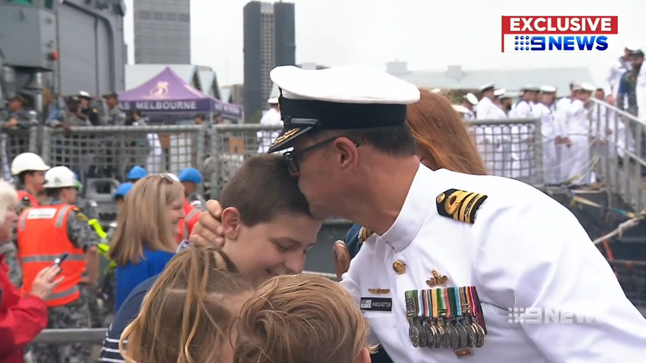 HMAS Melbourne: 'Privilege to command 220 Australians'