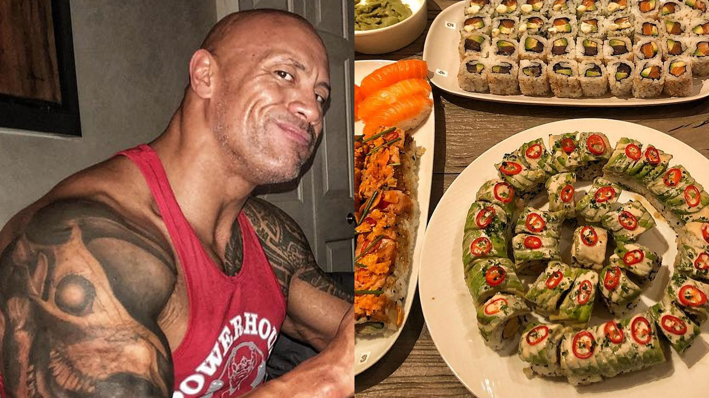 dwayne-johnson-shares-his-sushi-cheat-meal-on-instagram-9coach