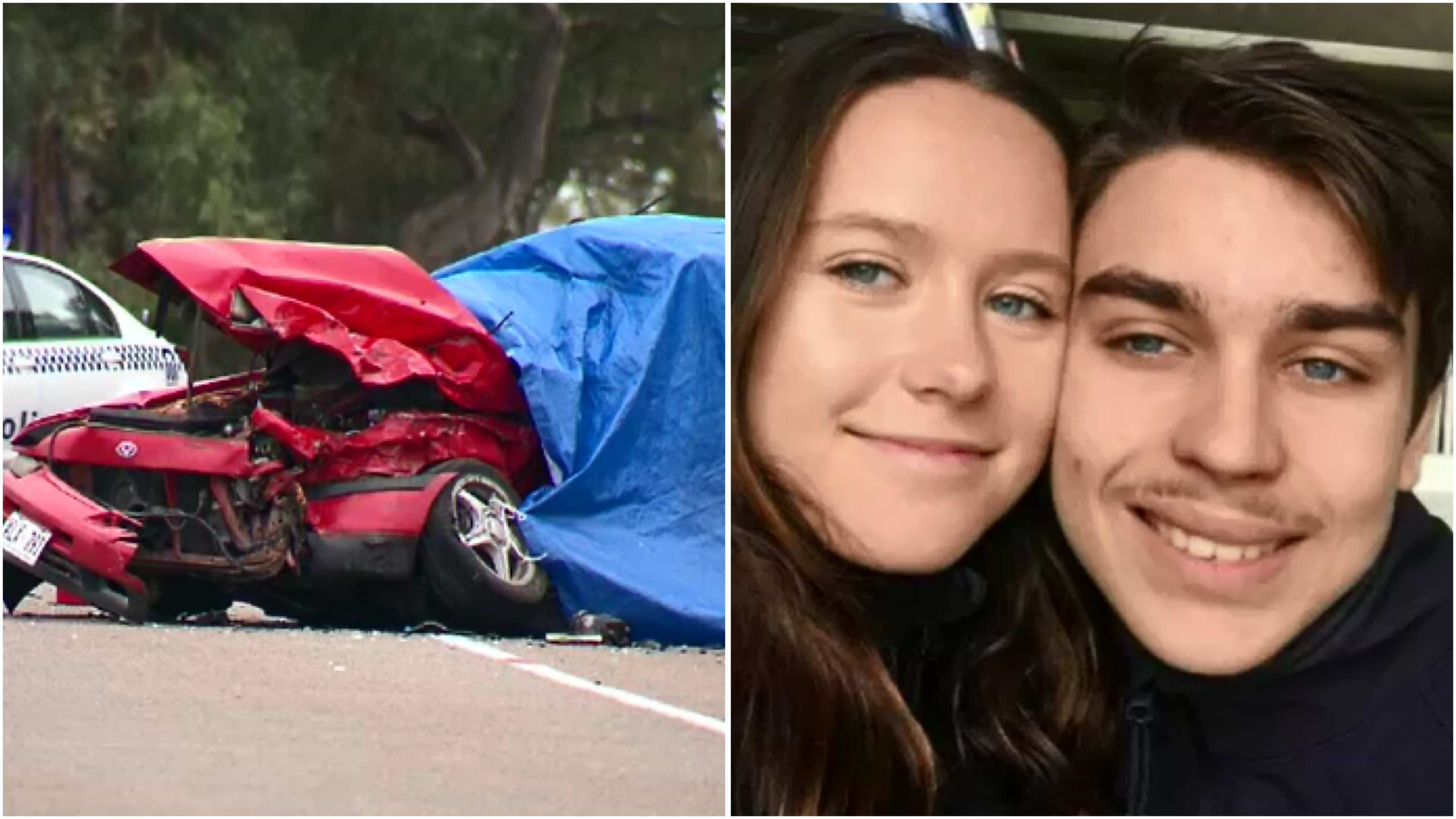 Adelaide Hills crash Teenage sweethearts killed in two car smash