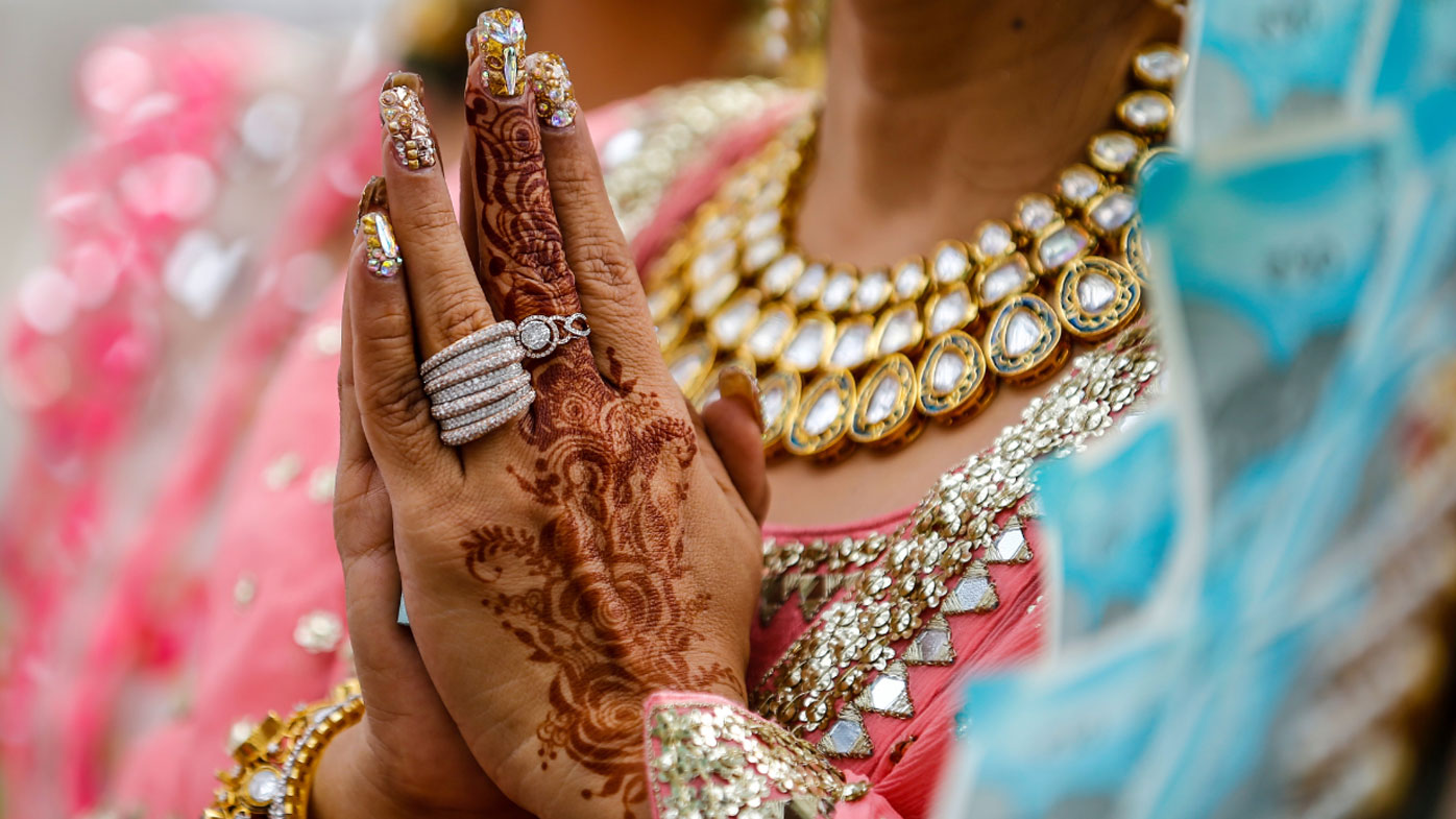 Indian groom shot on his wedding day
