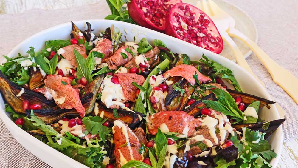Roast lamb salad recipe 9Kitchen