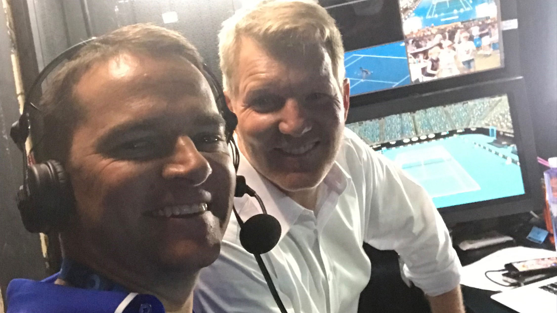 Australian Open 2019 Nine commentator Tom Rehn on Jim Courier experience