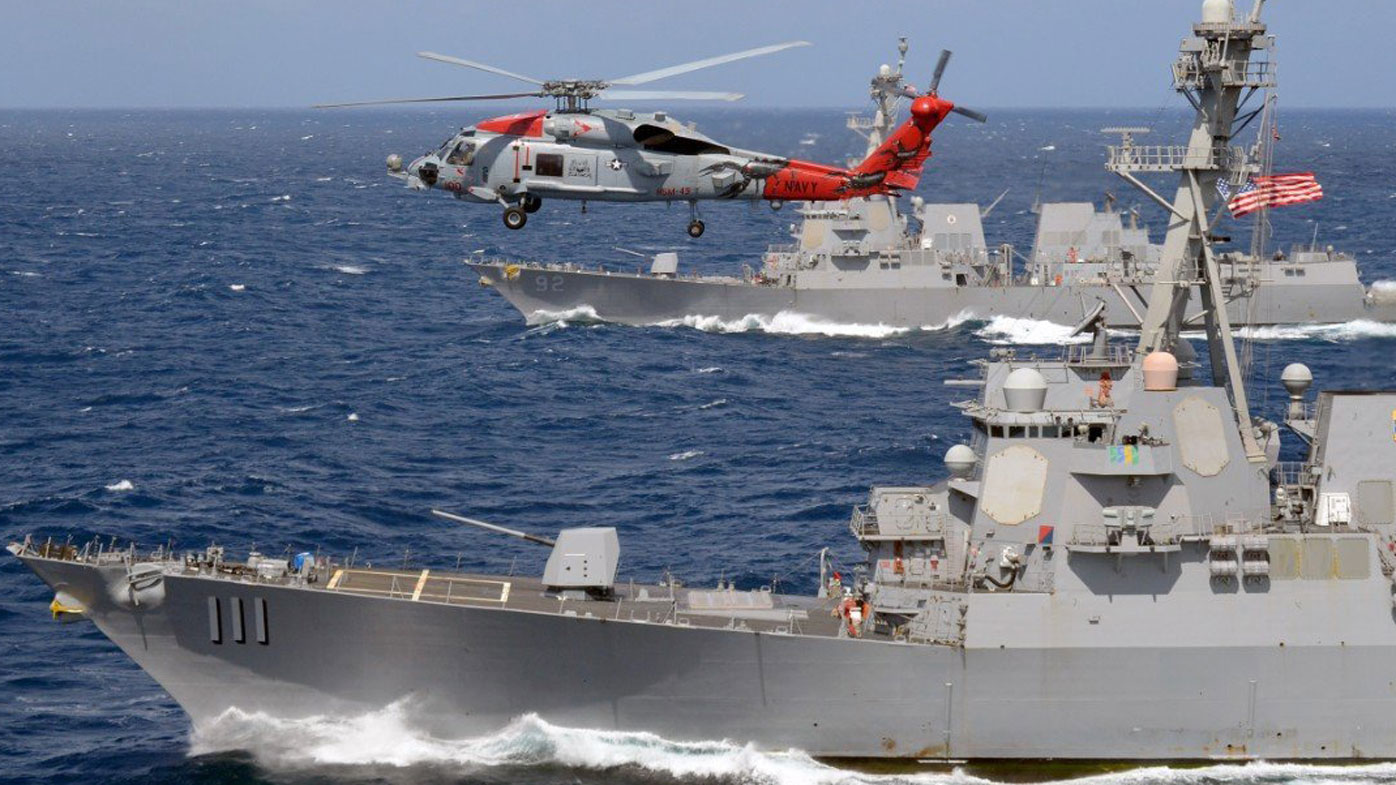 US warships again challenge for South China Sea