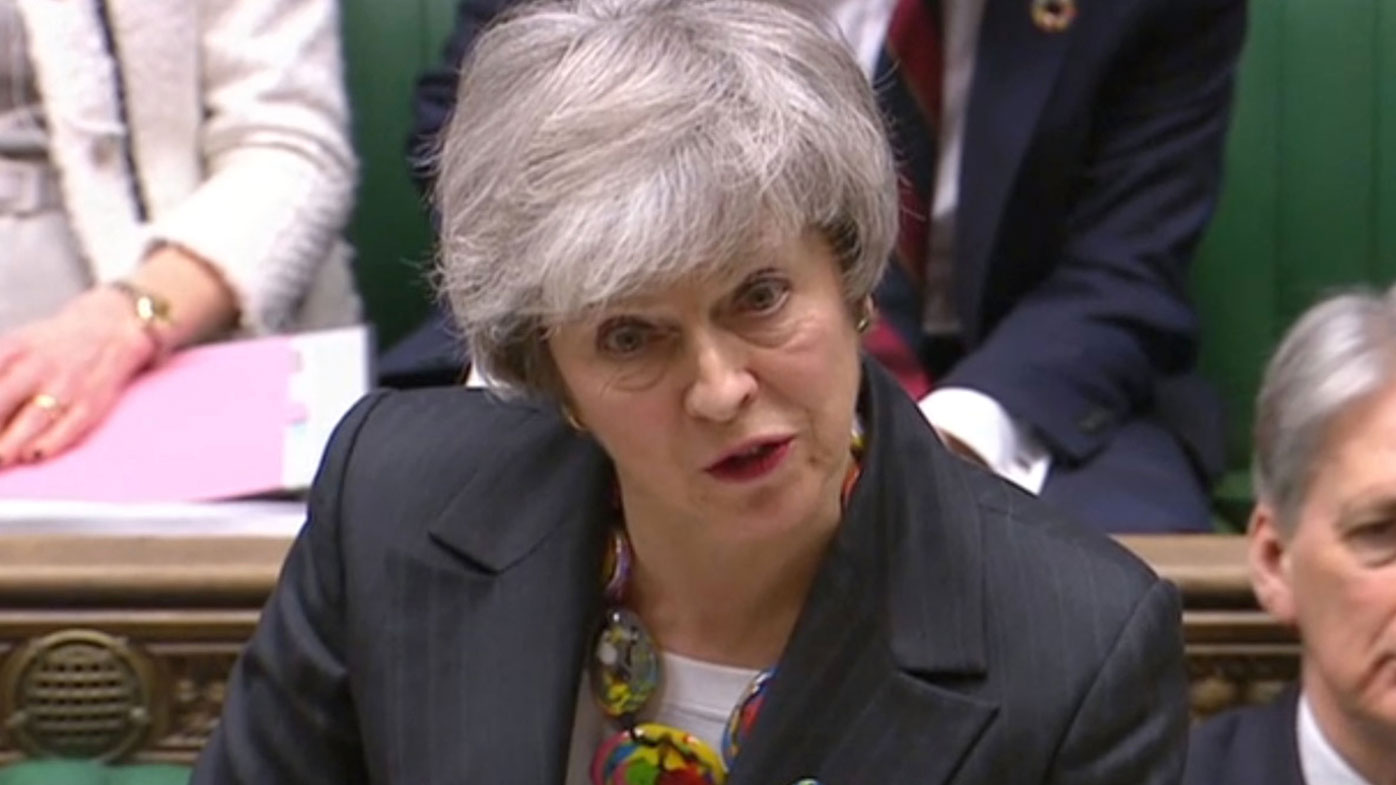 May tells MPs to 'hold their nerve' as Brexit hits another bump