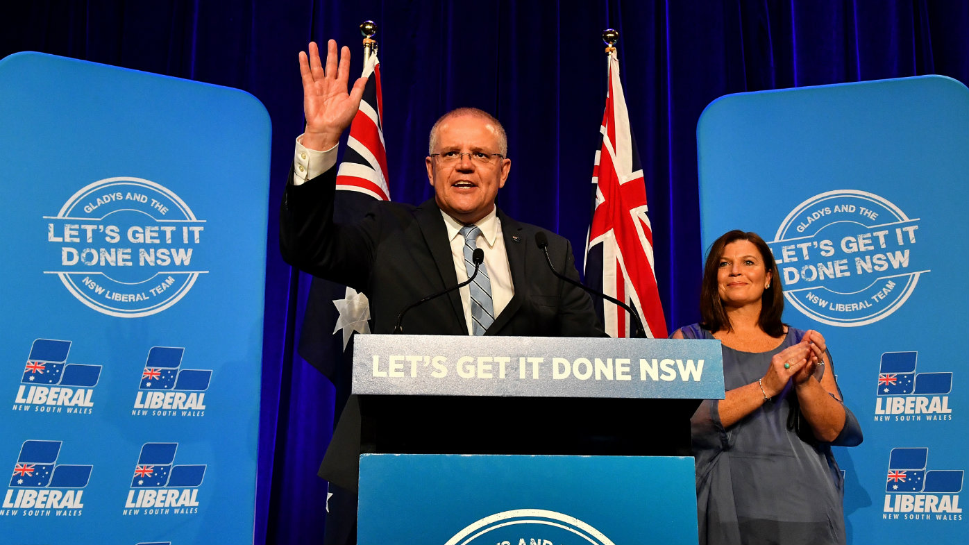 Morale boost for Morrison team after Berejiklian's win