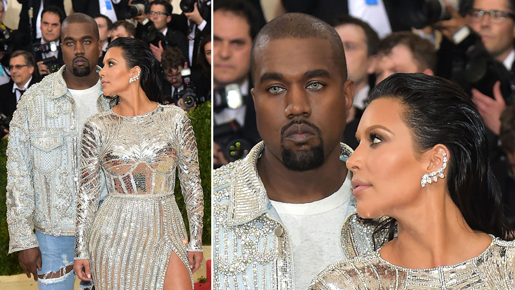 Kanye Wests Blue Contacts Turn Heads At 2016 Met Gala