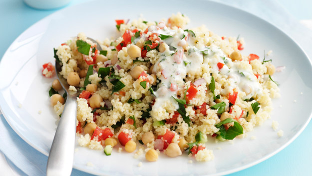 Couscous tabbouleh with chickpeas - 9Kitchen
