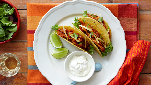 Pulled chicken tacos - 9Kitchen