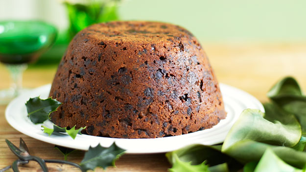 steamed christmas pudding