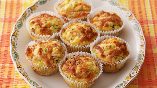 Polenta, pancetta and cheese muffins - 9Kitchen