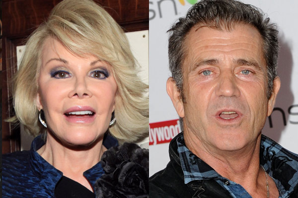 Joan Rivers Mel Gibson Should F King Die joan rivers thinks mel gibson should quot f ing die quot 9thefix Joan Rivers Mel Gibson Should F King Die joan rivers thinks mel gibson should quot f ing die quot 9thefix