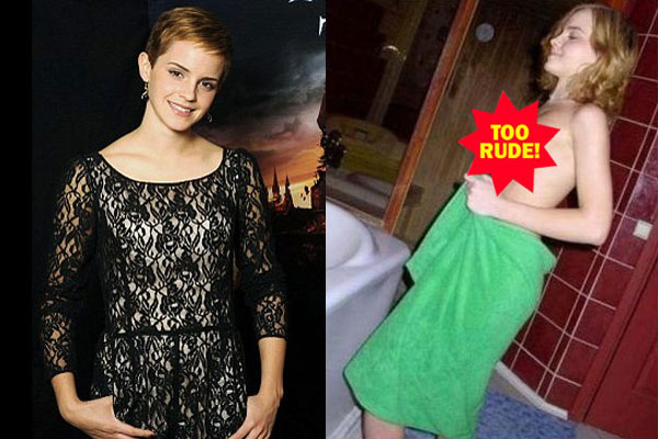 Fake! Emma Watson denies topless pic - 9TheFix
