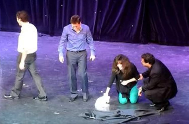 boy peeing pants on stage artistic female nude sleeping
