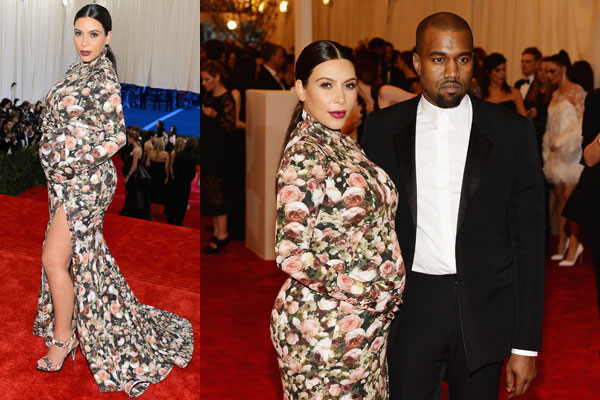 Hot Or Not Kim Kardashian S Fl Turtleneck Dress At The Met Gala Kim Kardashian S Fl Turtleneck Dress At The Met Gala 9celebrity